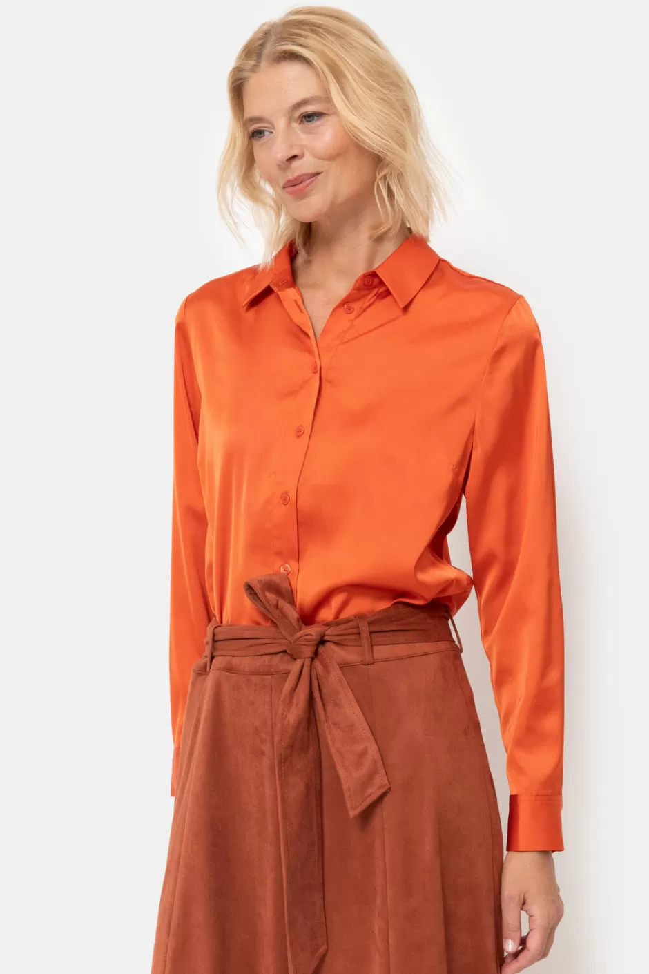 Outlet Blouse With Long Sleeves And Buttons Women Blouses