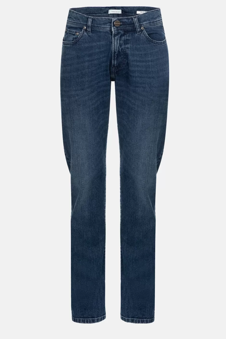 Sale Blue Regular-Fit Jeans Men Pants