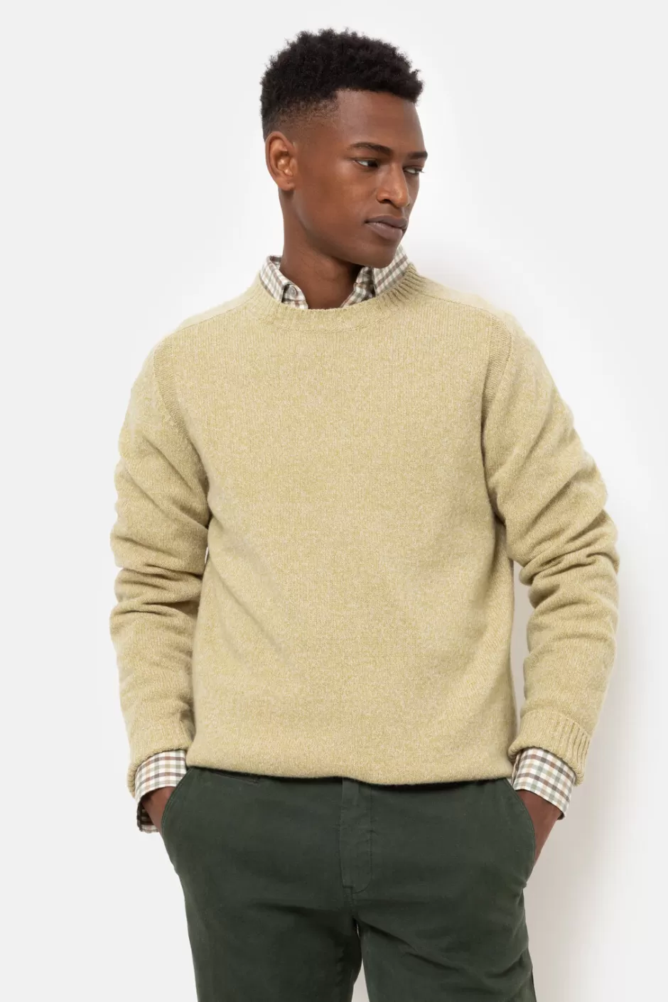 Shop Light Round Neck Jumper For Men Men Sweaters & Cardigans