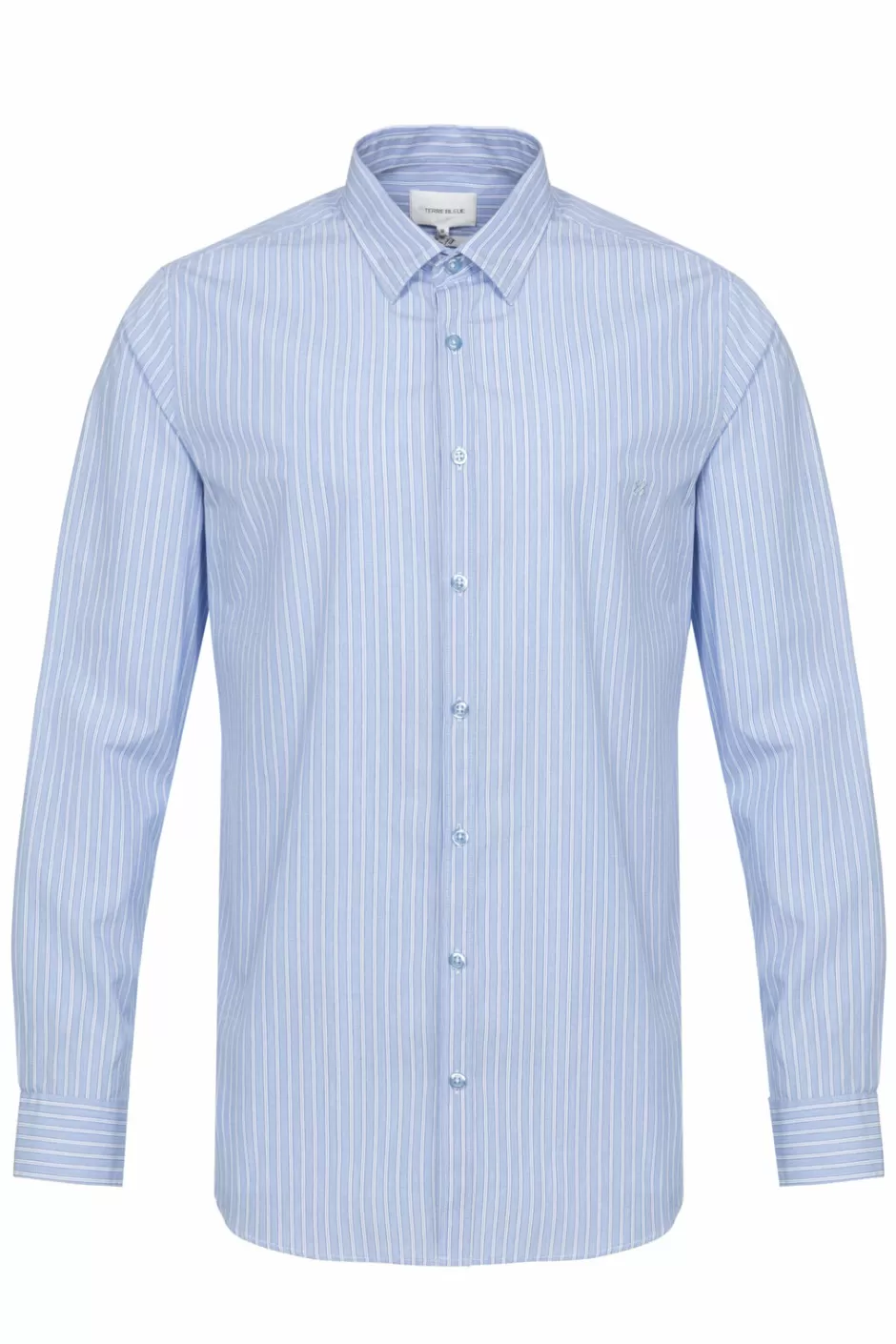 Sale Men'S Light Slim Fit Striped Shirt Men Shirts