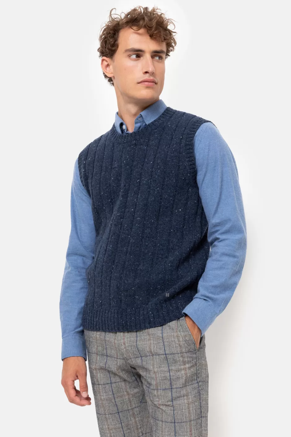 Best Sale Sleeveless Jumper For Men, With Round Neck Men Sweaters & Cardigans