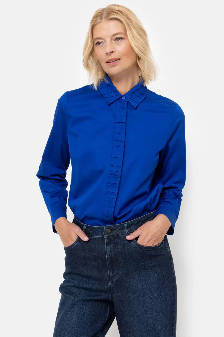 Online Women'S Blouse With Ruffled Collar Women Blouses