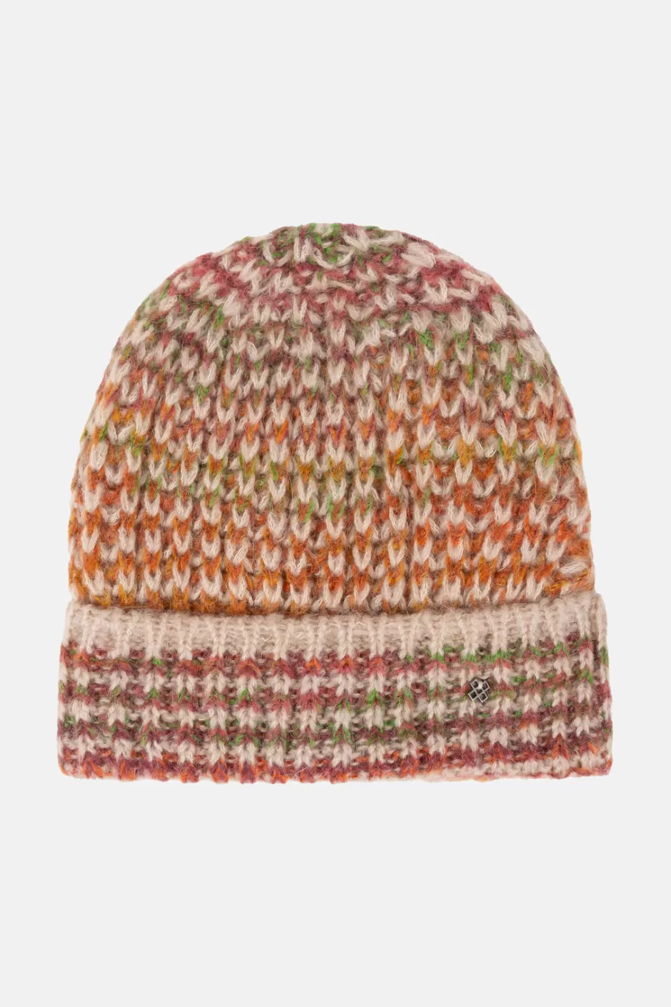 Cheap Women'S Knitted Hat With Brown-Beige Stripes Women Accessories