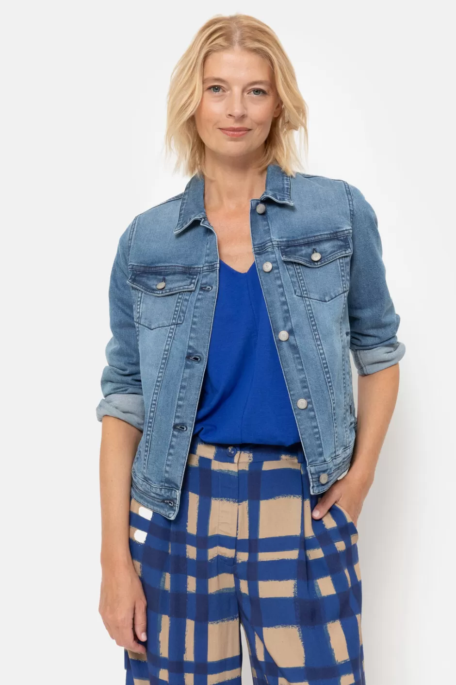 Flash Sale Women'S Light Denim Jacket With Long Sleeves Women Coats & Jackets