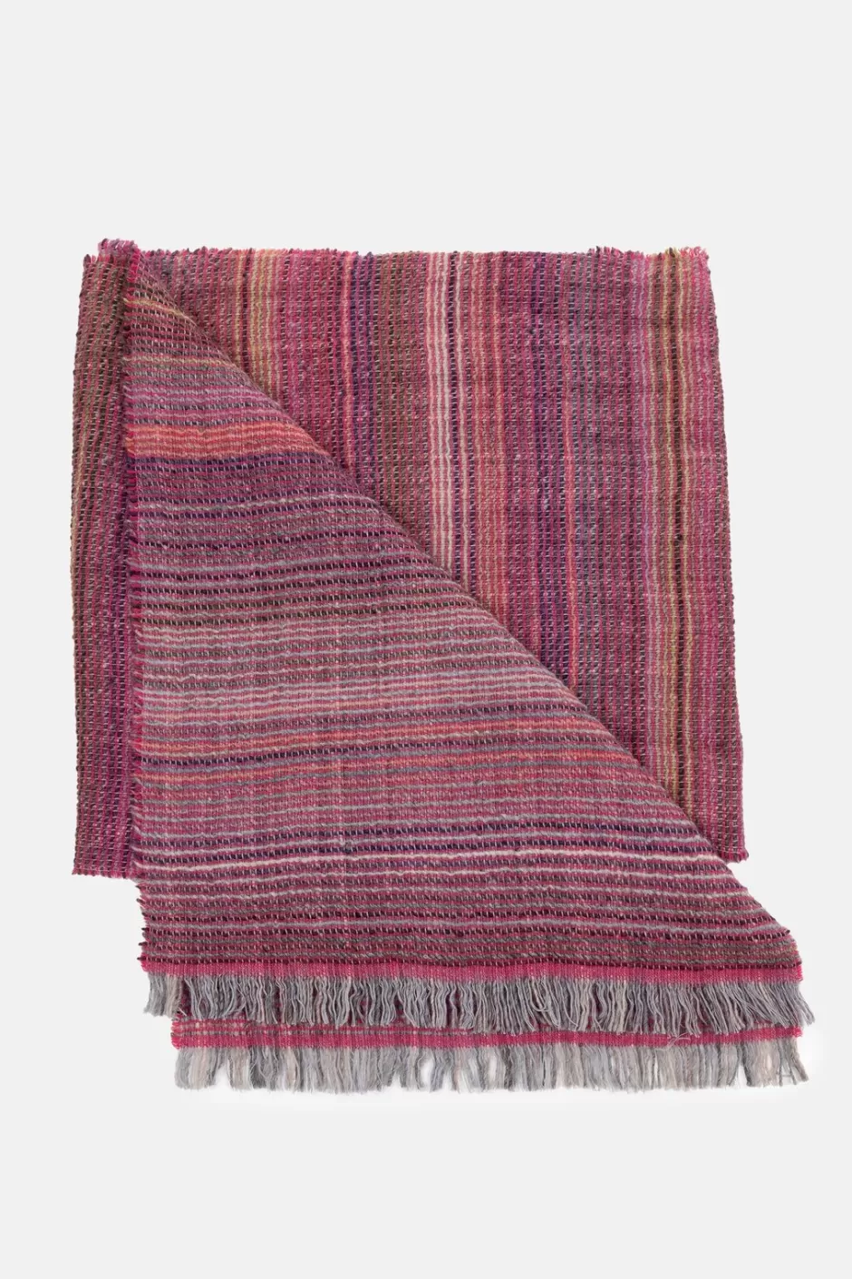 Best Women'S Pink Scarf With Stripes Women Accessories