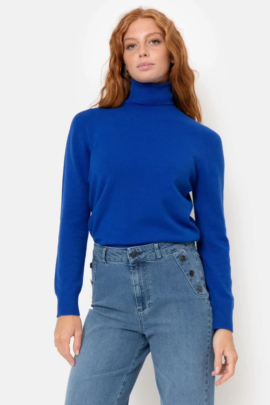 Flash Sale Women'S Pullover With Turtleneck And Long Sleeves Women Pullovers & Cardigans